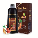 2x1 SHAMPOO CUBRE CANAS DE BARBA Y CABELLO  3 en 1