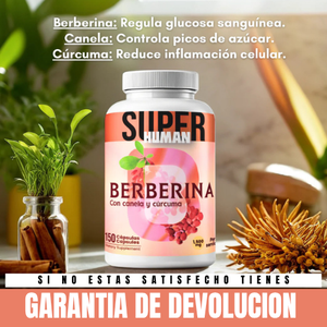 Berberina - Equilibrio de la Glucosa y Prevención Diabética + Envio Gratis