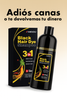 2x1 SHAMPOO CUBRE CANAS DE BARBA Y CABELLO  3 en 1