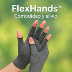 FlexHands  - Guantes de compresión para artritis y artrosis - Comodidad y Alivio
